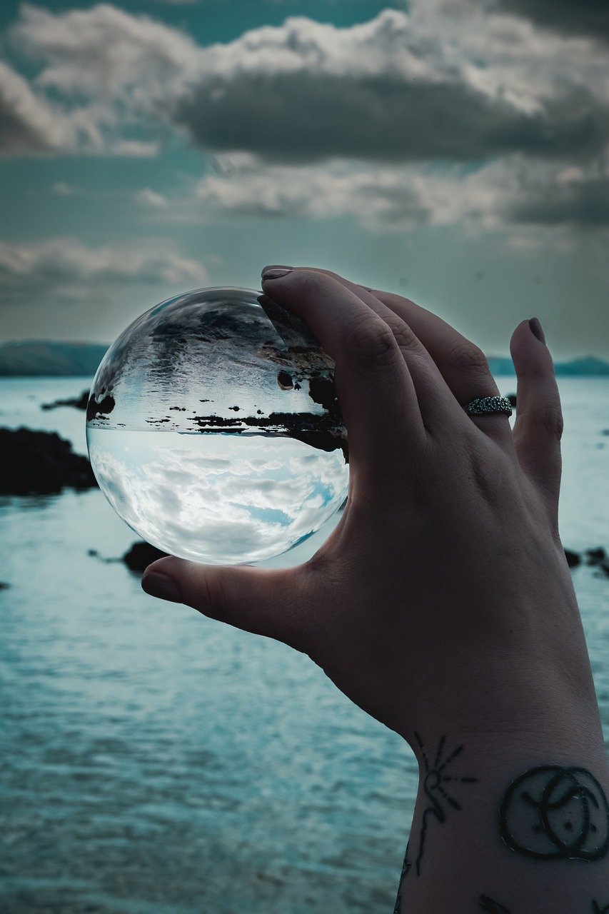 lens ball, sunset, crystal ball-7343733.jpg