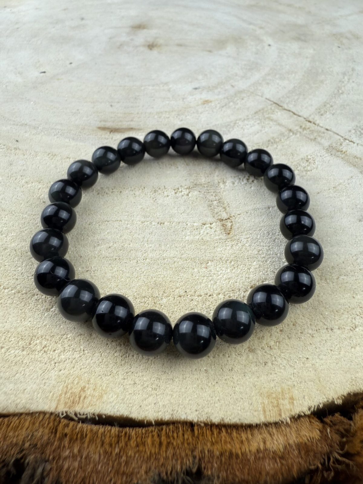 Bracelet Obsidienne Arc-en-Ciel – 8 mm