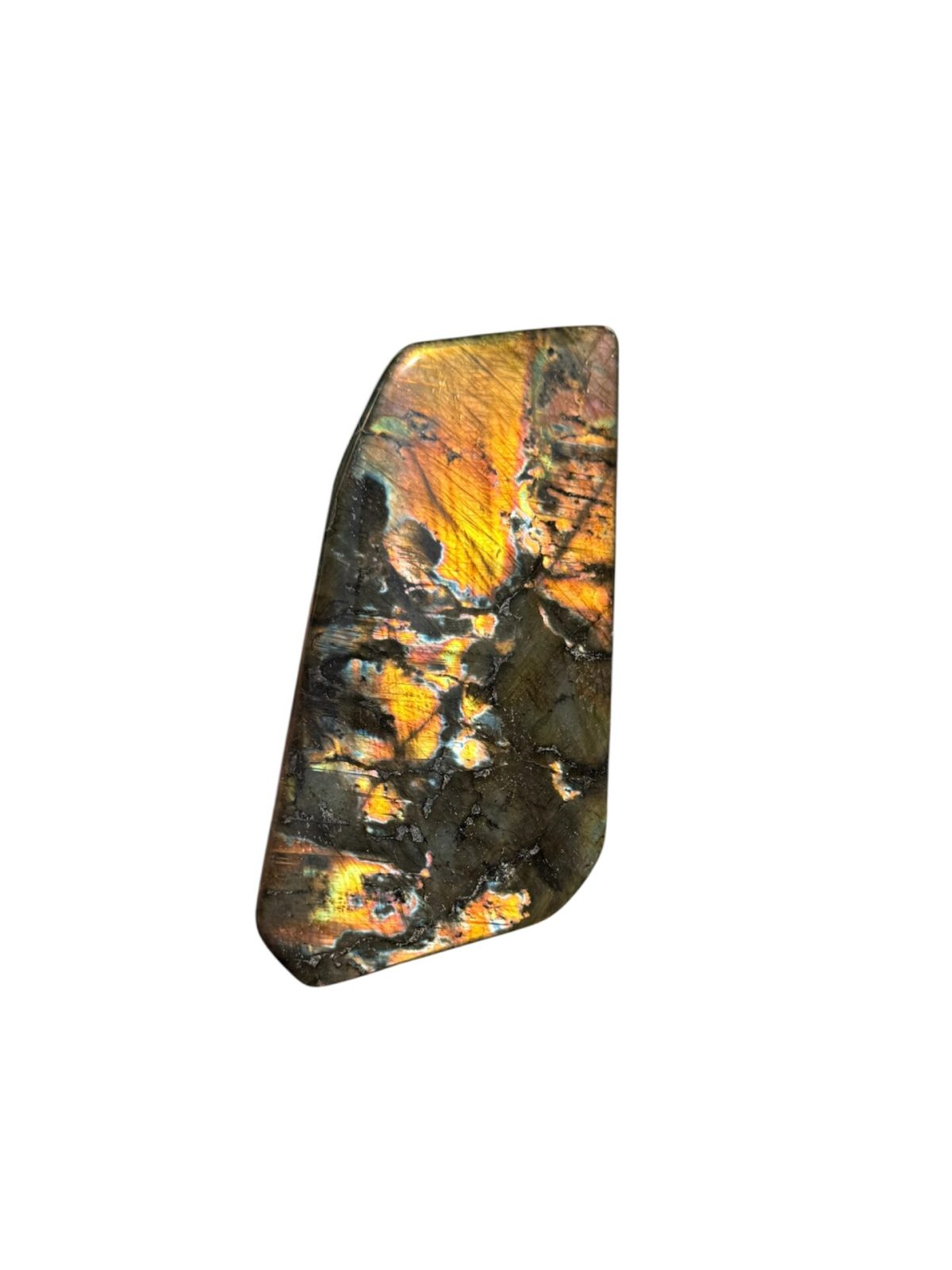 Forme Libre en Labradorite Feu – N°107 – 903 g