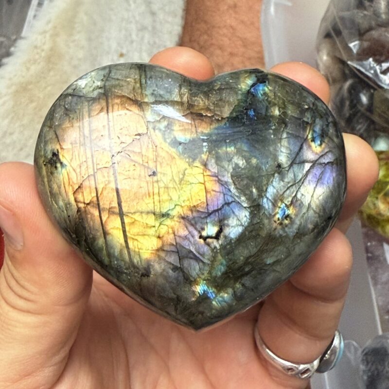 Cœur en Labradorite – N°7