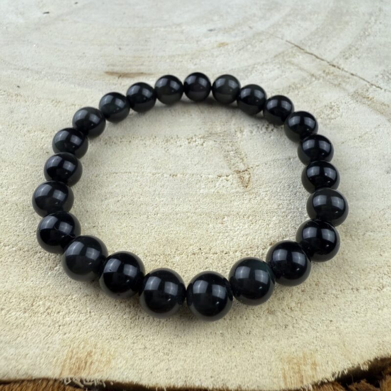 Bracelet Tourmaline Noire – 8 mm
