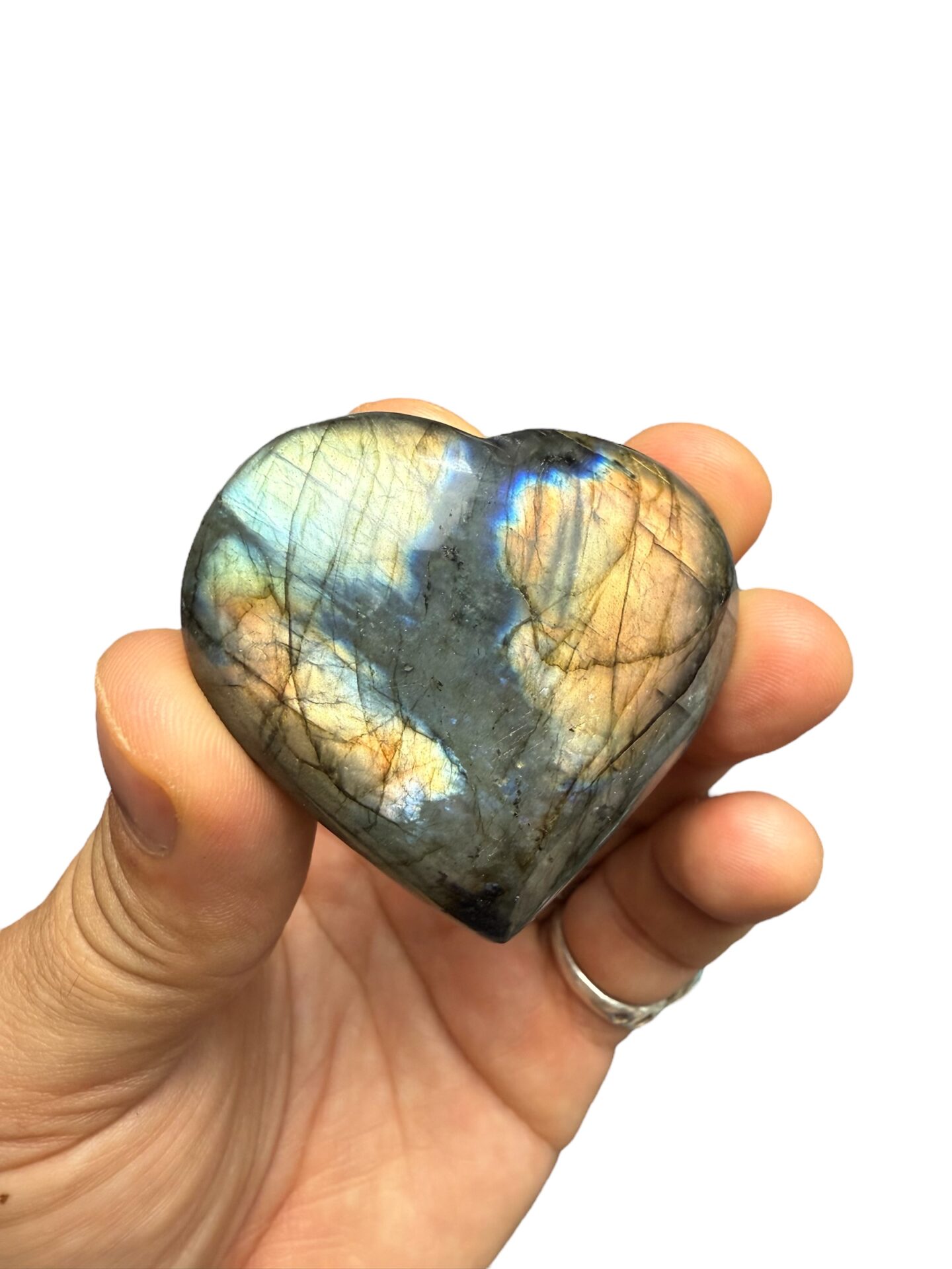 Cœur en Labradorite – N°8