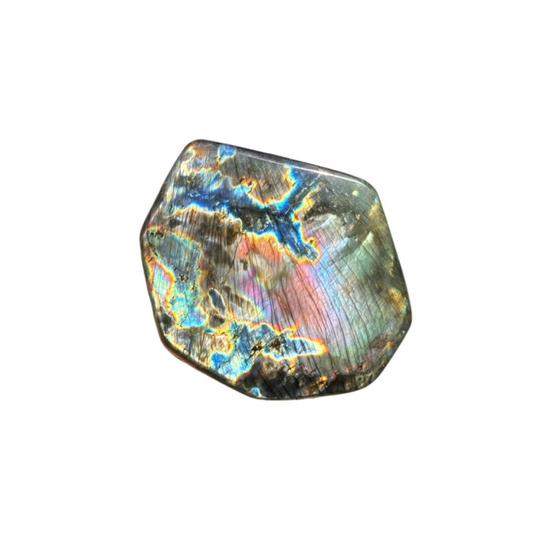 Forme Libre Labradorite Arc en ciel – N°100 – 324 g