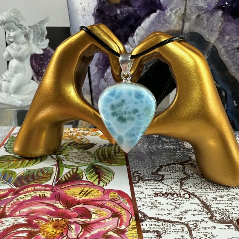 💙 Pendentif Larimar AAA – N°451